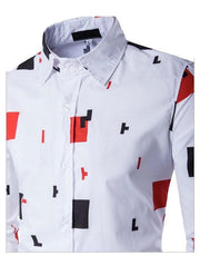 Mens Casual Long Sleeve Shirt - Deck Em Up