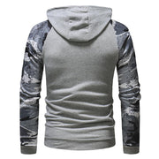 Mens Long Sleeve Camouflage Print Sweatshirt - Deck Em Up