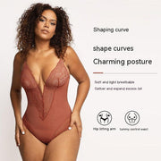 Plus Size Lace Waist Women's Shapewear Lingerie - Deck Em Up