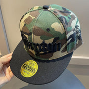 Men's Summer Wide Brim Camouflage Hip Hop Spring And Autumn Korean Style Trendy Big Head Circumference Flat Brim Baseball Hat - Deck Em Up