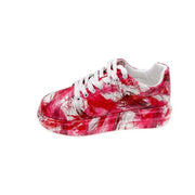 Graffiti Sneakers Plus Size Casual Sneakers - Deck Em Up