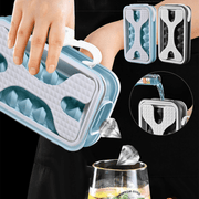 2in1 Portable Silicone Ice Ball Mold Ice Maker Water Bottle Ice Cube Mould Bottle Creative Ice Ball Diamond Curling Summer Kitchen Gadgets - Deck Em Up