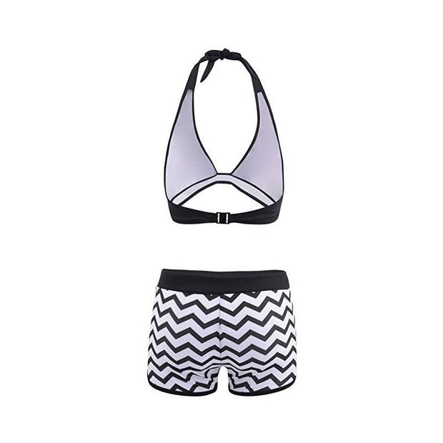 Zigzag Print Ladies Swimwear Bikini - Deck Em Up