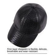 Autumn And Winter High-end Leisure Leather Hat - Deck Em Up