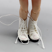 BJD Doll Boots Strap Printing Heart-shaped Doll Dress-up 41 Shoes - Deck Em Up