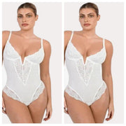 Plus Size Lace Waist Women's Shapewear Lingerie - Deck Em Up