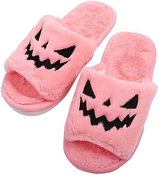 Halloween Women's Soft And Comfortable Plush Slippers Cosplay Shoes Furry Plush Slippers Kawaii Cute Shoes Home Slippers Halloween Dress Up Shoes - Deck Em Up