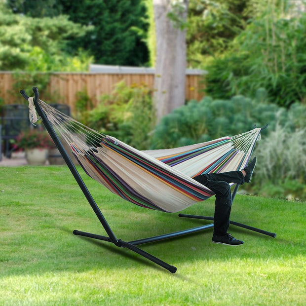 Canvas Camping Hammock - Deck Em Up