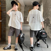 Two-piece Suit For Kids, Handsome And Fashionable, Big Kids - Deck Em Up