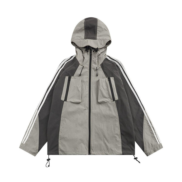 Waterproof Jacket Coat Female Stitching - Deck Em Up