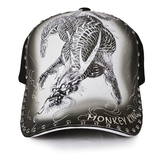 Personalized Stylish Print Dragon Sun-proof Peaked Baseball Cap - Deck Em Up