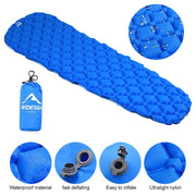 Widesea Camping Inflatable Mattress In Tent Folding Camp Bed Sleeping Pad Picnic Blanket Travel Air Mat Camping Equipment - Deck Em Up