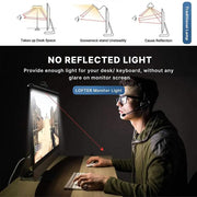 LED Light Dimmable USB Desk Lamps Monitor Laptop Screen Light Bar LED Desktop Table Lamp Eye Protection Reading Lamp - Deck Em Up