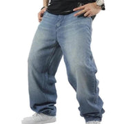 Loose Jeans Hiphop Skateboard Jean Baggy Denim Pants Street Men 4 Seasons Trousers big Size 30-46 - Deck Em Up