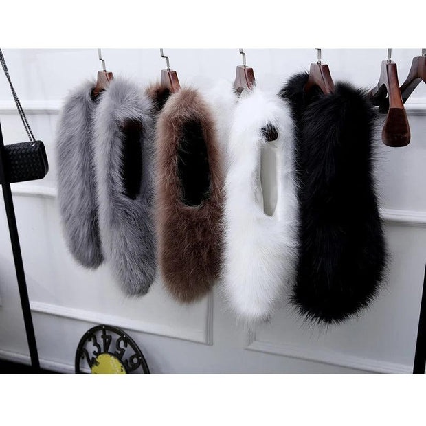 Faux Fur Coat Spring Women New Fashion Casual Coat Slim Sleeveless Faux Fox Fur Vest Winter Short Jacket Casaco Feminino - Deck Em Up