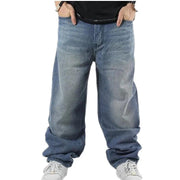 Loose Jeans Hiphop Skateboard Jean Baggy Denim Pants Street Men 4 Seasons Trousers big Size 30-46 - Deck Em Up