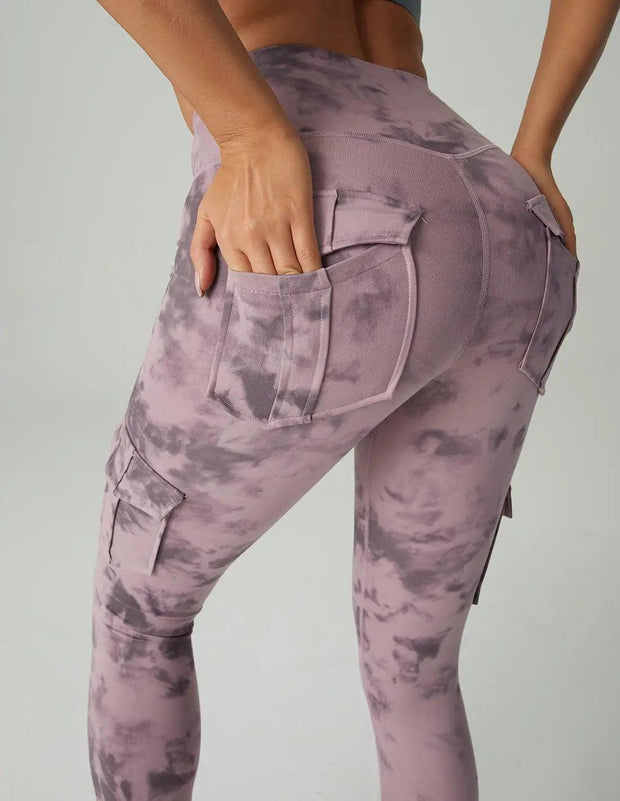 Women Yoga Work out Fitness Gym Wear Pocket Yoga Pants Leggings Stretchy Compression High Waist Leggings - Deck Em Up