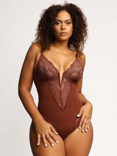 Plus Size Lace Waist Women's Shapewear Lingerie - Deck Em Up