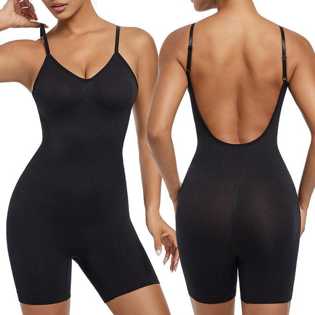 One-piece Corset Women's Bodybuilding Backless Bottoming - Deck Em Up