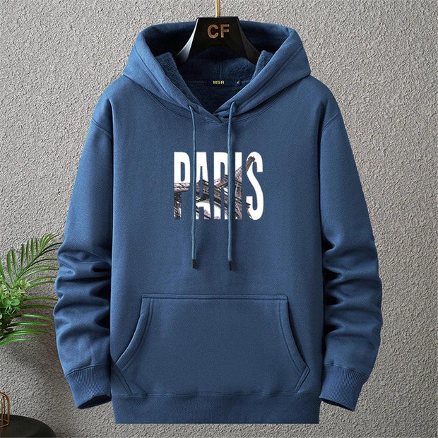 Plus Size 12XL 10XL Hoodies Men Autumn Winter Thick Fleece Hoodie Male Big Size 12XL Print Hooded Pullover Loose Hoodies Black - Deck Em Up