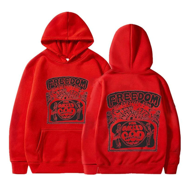 Classic Freedom Hoodies Apparel Camisa Sweatshirt Customized Hoodied Pullover Hoodie Harajuku - Deck Em Up