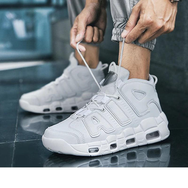 New Fashion Men's Sneakers on-slip Wear-resistant Men Casual Sneakers Air Cushion Breathable Soft Bottom Man Basketball Shoes - Deck Em Up