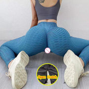 Woman Sexy Open Crotch Leggings Hide Double Zippers Invisable Take Off Couple Outdoor Sex Pants Crotchless Panties Tight Push Up - Deck Em Up
