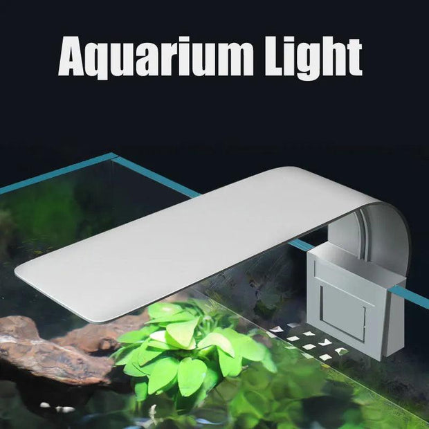 Super Slim LED Aquarium Light Lighting plants Grow Light 5W/10W/15W Aquatic Plant Lighting Waterproof Clip-on Lamp For Fish Tank - Deck Em Up