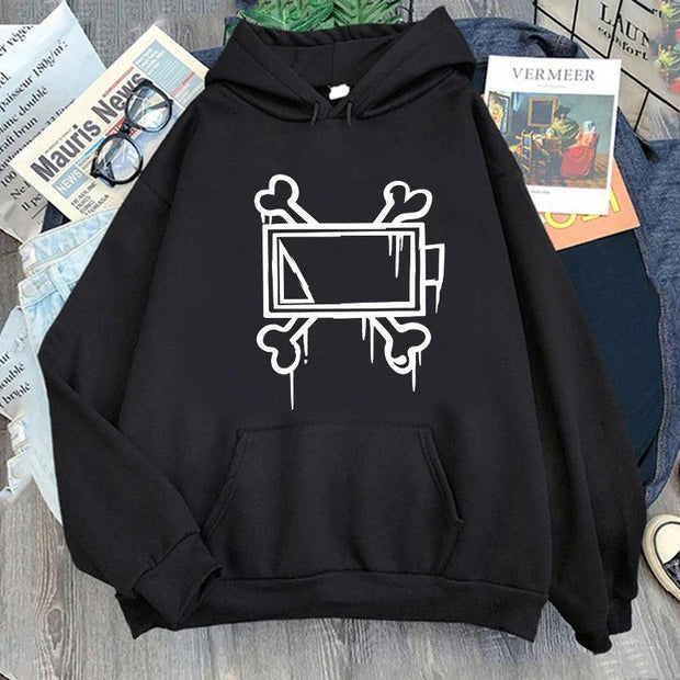 Harajuku Men's Hoodie MURDER DRONES Hoodies Printing Long Sleeve Casual Spring Autumn Sweatshirt Streetwear Y2k Clothes Unisex - Deck Em Up