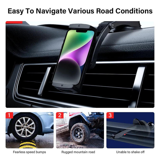 Universal Car Tablet Suction Holder Cell Phone Holder Back Seat Vent Mobile Bracket Auto Supplies For iPad Smart Cell Phone - Deck Em Up