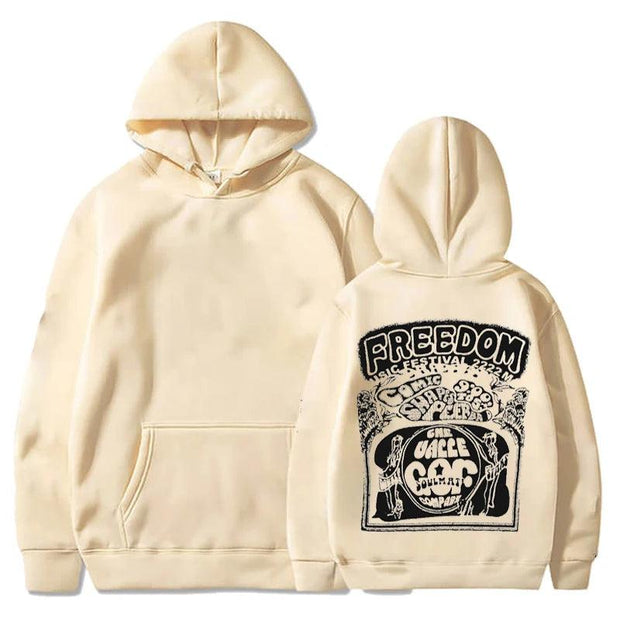 Classic Freedom Hoodies Apparel Camisa Sweatshirt Customized Hoodied Pullover Hoodie Harajuku - Deck Em Up