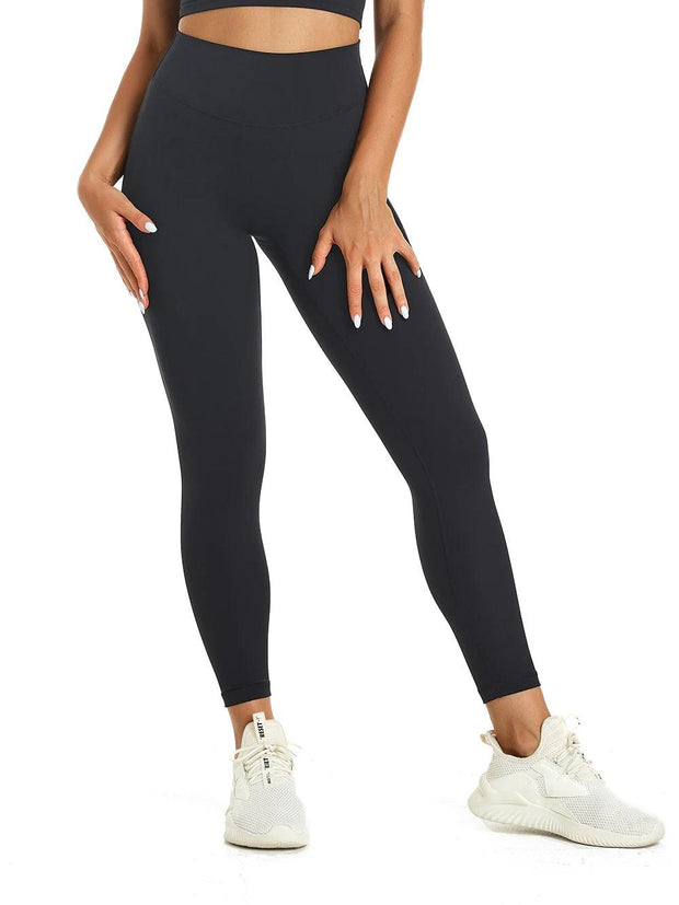 Nepoagym 25 Inch Rhythm Classic Women Workout Leggings No Front Seam Buttery Soft Yoga Pants Curved Contour Seam Fitness Legging - Deck Em Up