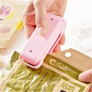Mini Bag Sealer Food Package Sealing Bags Tool Thermal Plastic Bag Closure Smart Gadget Kitchen Portable Heat Sealer Packing - Deck Em Up
