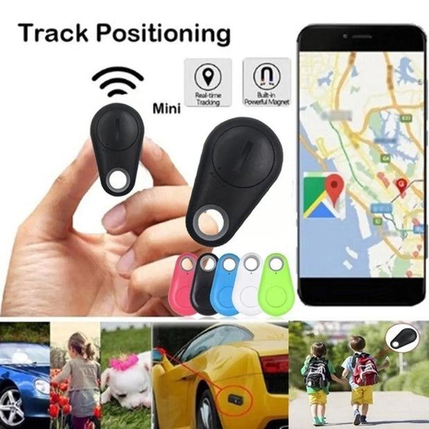 GPS Tracker for Dogs Pet Child Smart Tag Spy Gadgets Keychain for Keys Search Key Finder Mini Anti Lost Alarm Gps Locator - Deck Em Up