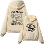 Noah Kahan Hoodie Stick Season Hoodie Man Woman Harajuku Pullover Tops Streetwear Unisex - Deck Em Up