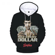 Movie Scarface 3D Print Hoodie Sweatshirts Tony Montana Harajuku Streetwear Hoodies Men Oversized Fashion Pullover Sweatshirts - Deck Em Up