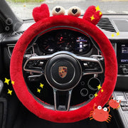 Car Steering Wheel Cover Cute Trendy Personality Cartoon Animal - Deck Em Up