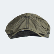 Men's Beret Cotton Tapered Hat - Deck Em Up