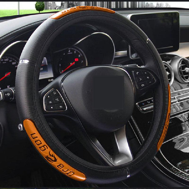 Reflective Longteng Leather Car Steering Wheel Cover - Deck Em Up