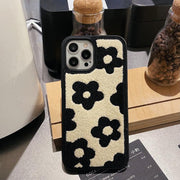 Plush Flowers Are Suitable For Ladies Autumn And Winter Mobile Phone Cases - Deck Em Up