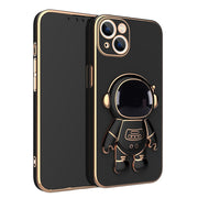 3D Astronaut Phone Case Anti-Drop Electroplating Bracket - Deck Em Up