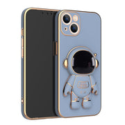 3D Astronaut Phone Case Anti-Drop Electroplating Bracket - Deck Em Up