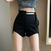 Hot Girl High Waist Strap Casual Shorts Women - Deck Em Up