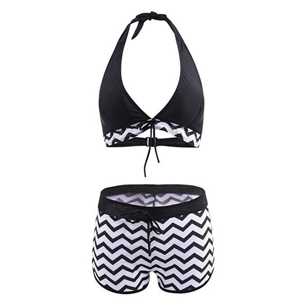 Zigzag Print Ladies Swimwear Bikini - Deck Em Up