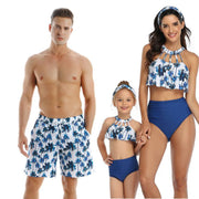 Family Set Parent-Child Swimwear Beach Pants Men and Women Adult Children's Swimwear - Deck Em Up