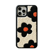 Plush Flowers Are Suitable For Ladies Autumn And Winter Mobile Phone Cases - Deck Em Up