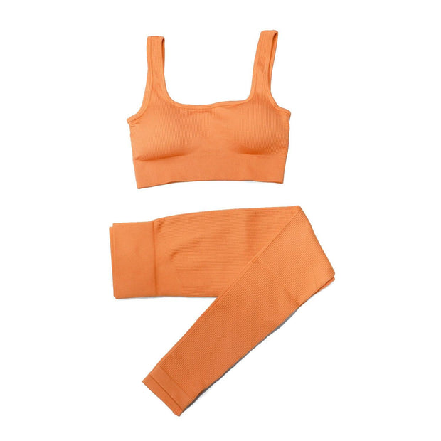 Women's Fashion Thread Sports And Fitness Yoga Clothing Set - Deck Em Up