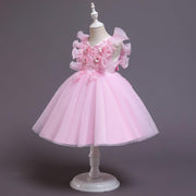 Children's Princess Dress Korean Style Puffy Dress Wedding Dress Costume - Deck Em Up