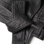 Fashion Motorcycle Pu Leather Coat For Women - Deck Em Up