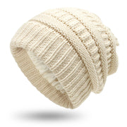 Hats Men's & Women's Protective Hairstyles, Warm Woolen Knit Satin Hats Caps - Deck Em Up